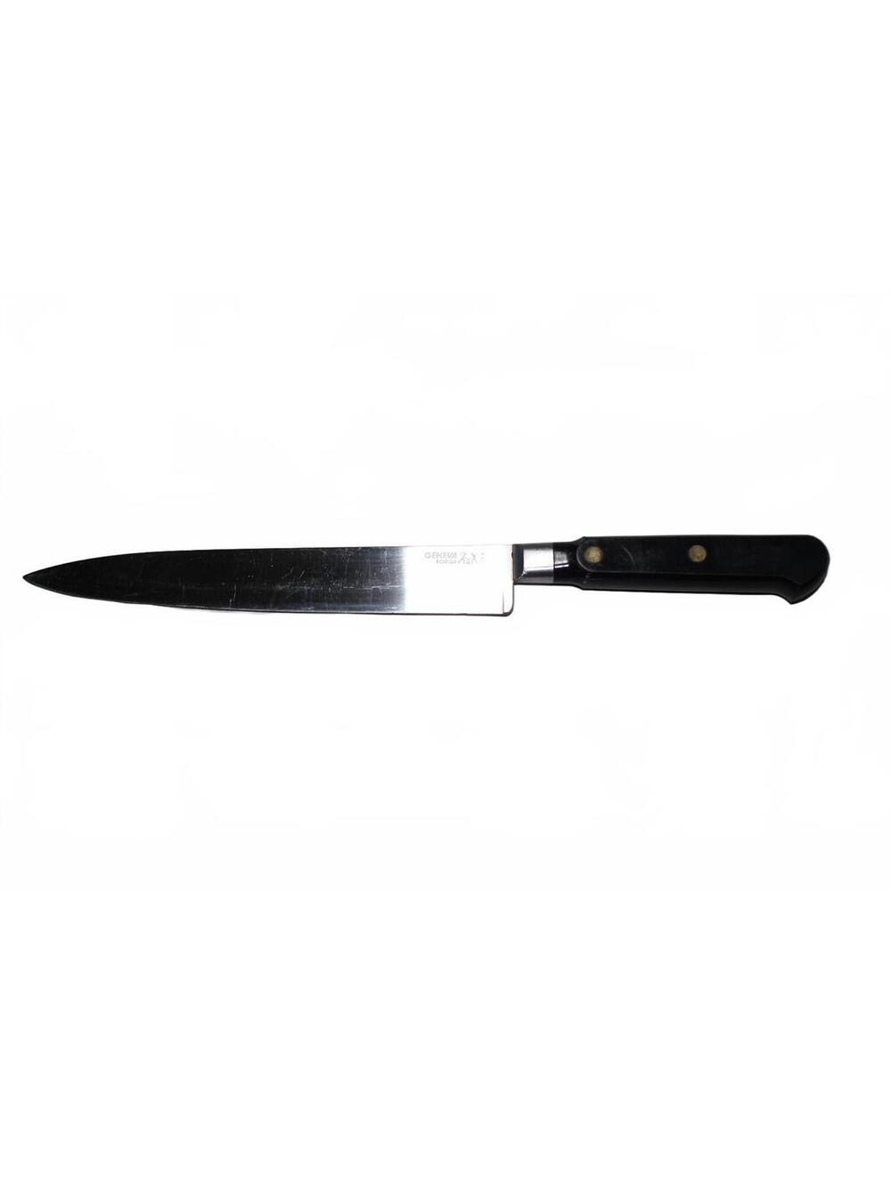 GENEVA FORGE Vintage 8 Inch Stainless Chef Slicing Carving Kitchen Knife USA